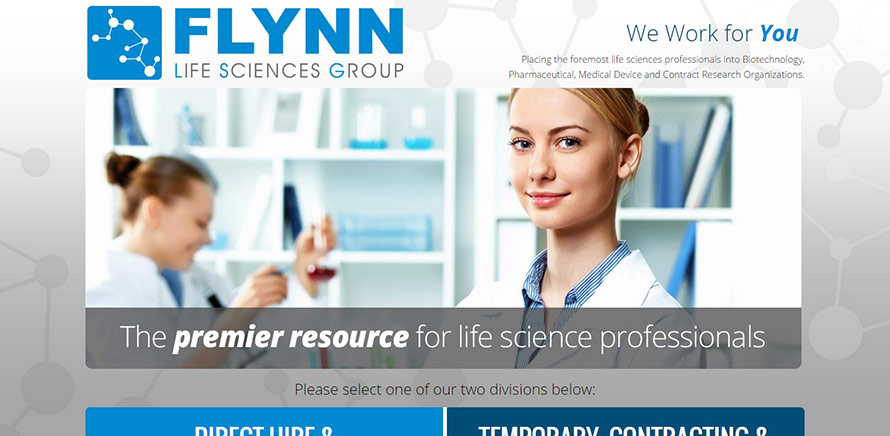 Flynn Group Recruiting Site Example