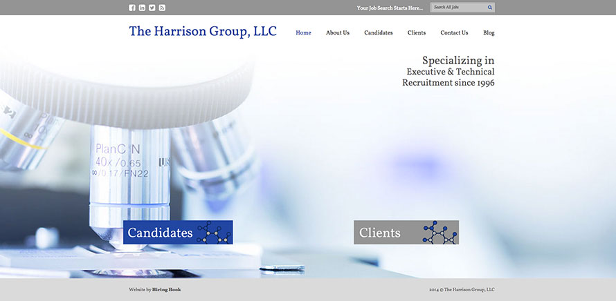 The Harrison Group Recruiting Site Example