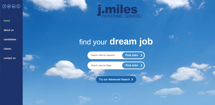 KDS Staffing Recruiting Website Example