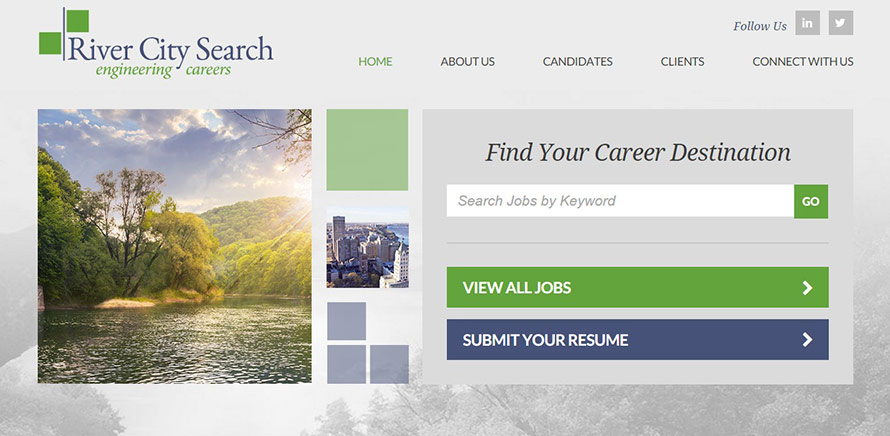 River City Search Recruiting Site Example