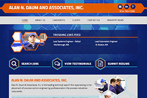 Alan N. Daum & Associates Recruiting Site Example