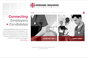 Personnel Resources website Example
