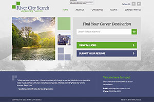 River City Search Recruiting website Example