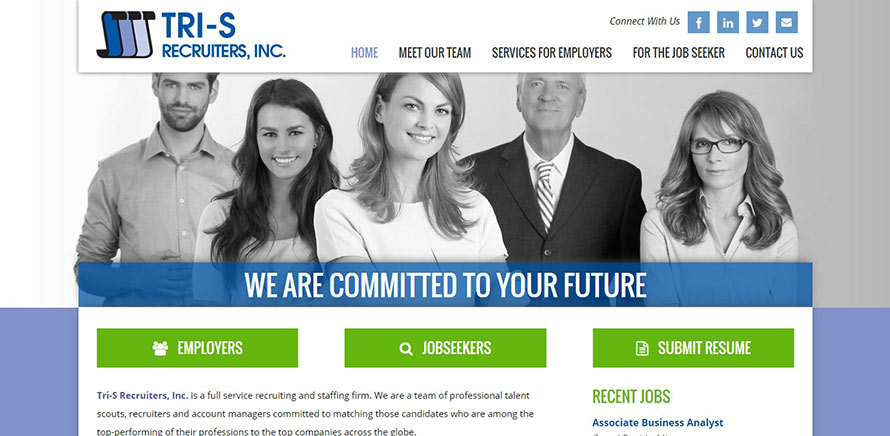 Tri-S Recruiters Site Example